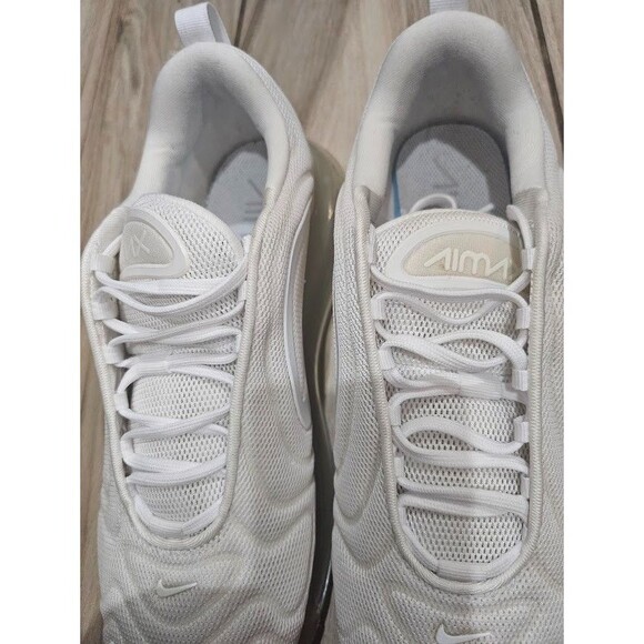 Air Max 720 Metallic Platinum White AO2924 100 Mens Walking Casual Shoes sz 10.5 main image 7